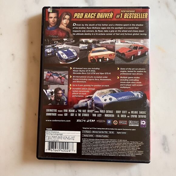 Pro Race Driver (Sony PlayStation 2, 2002) - Picture 2 of 4